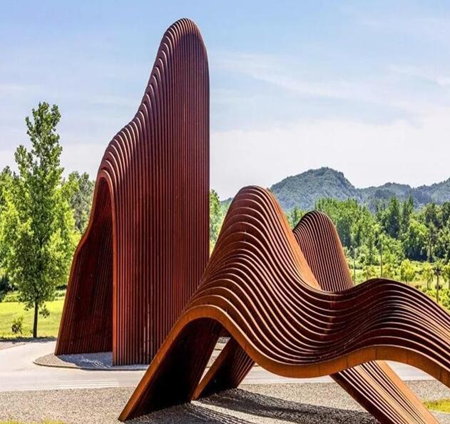 天心锈钢板造型